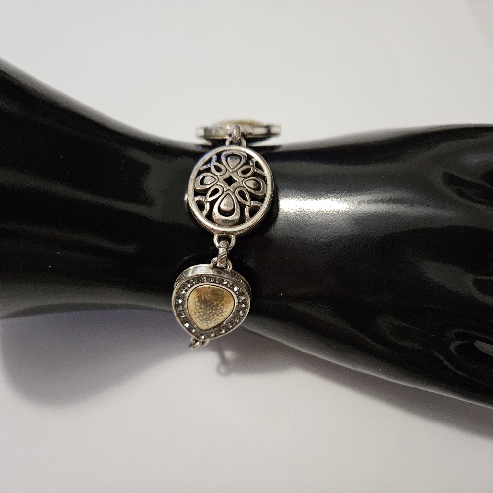 Brighton Mixed Metal Reversible Multi Shape Elegant Bracelet